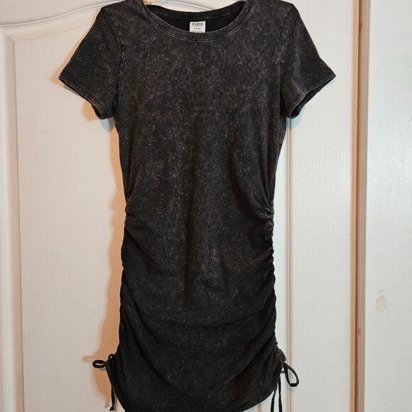 PINK BY VICTORIA’S SECRET SEXY STONE WASHED DRESS Side Cinched Tie Dress Medium - Picture 2 of 7